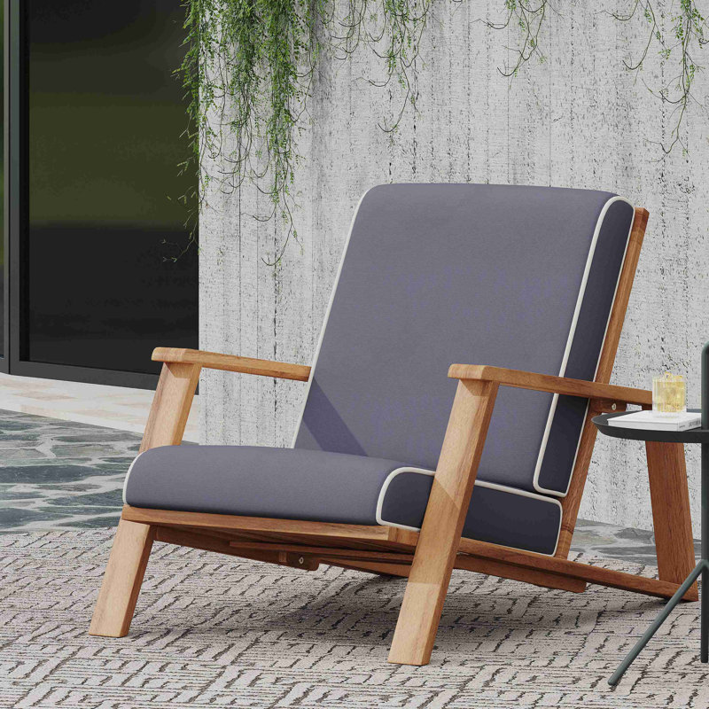 Fauteuil club Paloma, Gris foncé