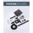 2-Spray 10 In. Wall Mounted Shower System Square Rain Shower Head And Handheld Shower With 1.8 GPM Rough-In Valve Included-103564825