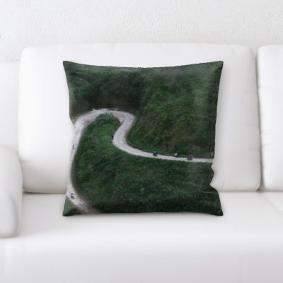 Microsuede Reversible Throw Pillow