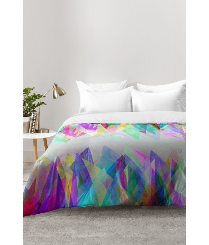 Mareike Boehmer Modern & Contemporary Polyester Abstract Comforter, Full/Queen Comforter + 2 Standard Shams