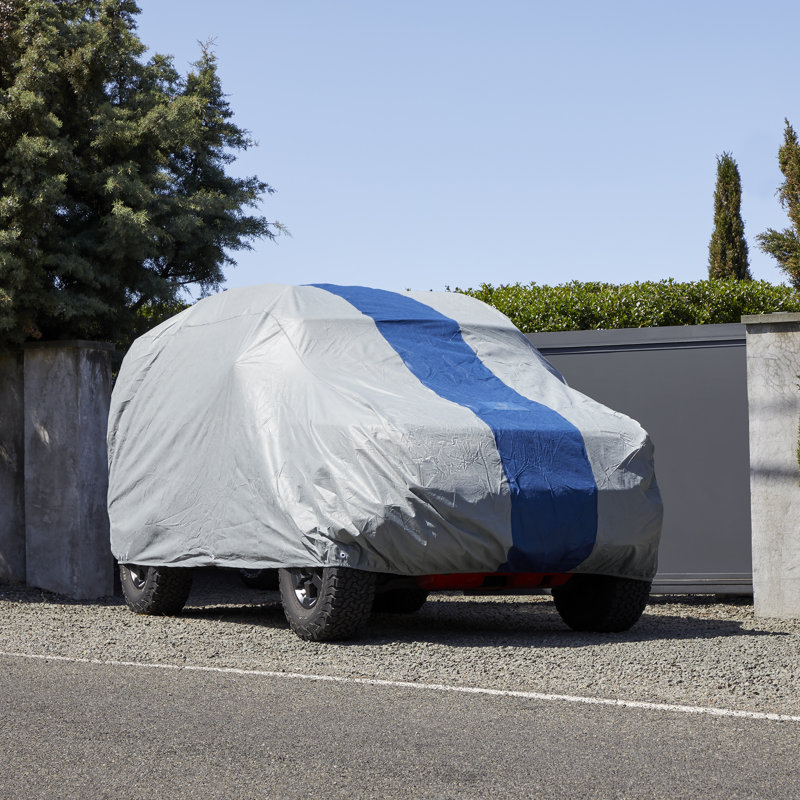 Double Defender Elastic Mildew Resistant Automobile Cover By Duck Covers, 60" H x 70" W x 232" D