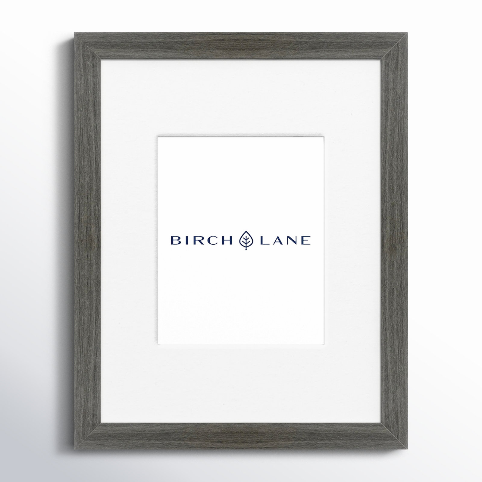 Arkhurst Wood Picture Frame with Mat, Gray, 16" x 20", 8" x 10"