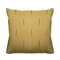 Waverly Lovely Lattice 12 x 21 Yellow Indoor/Outdoor Throw Pillow in 2023