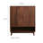 Mileda Solid Wood Accent Cabinet