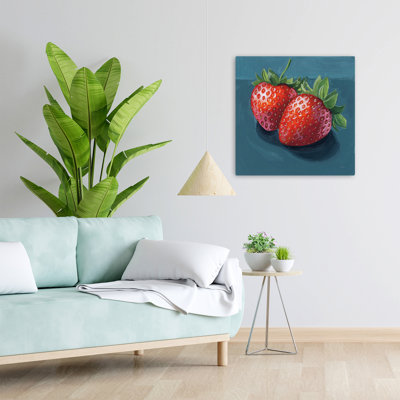 Strawberry Couple Portrait Contemporary Art