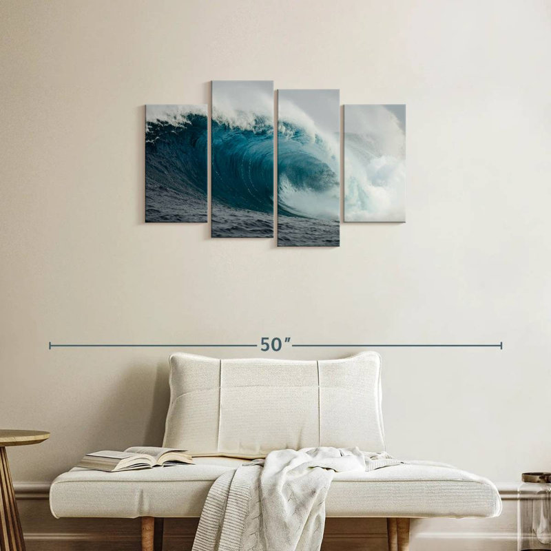 Gillard Barringle Ocean Wave, H 22 po x l 36 po