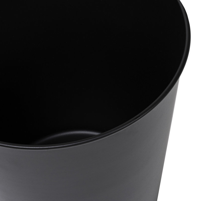 Poubelle 2 gallons Nolan, Noir mat