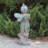 Jaquoya Fairy with Snail Magnesium Garden Statue