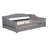 Upholstered Daybed with LED Belt and Trundle-1434402315-1434402317