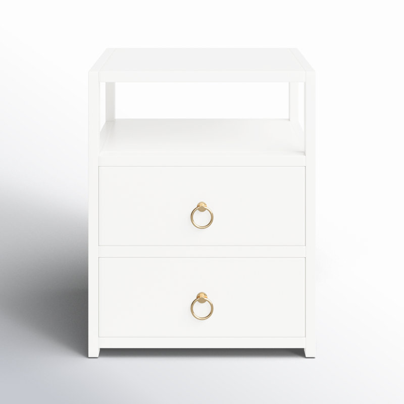 Elin 2 - Drawer Nightstand, White