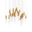 Kindjal 25 Light Crystal LED Multi-Light Pendant-73907330