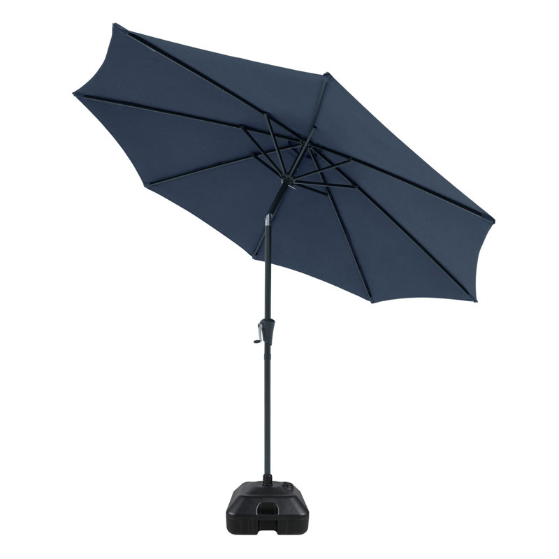 Parasol de marché octogonal 108 "Callan, Bleu foncé