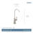 Chrome one-handle high arc beverage faucet-95333030