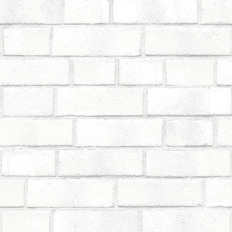 Removable 33' L x 20.5" W Textured Peel and Stick Wallpaper Roll