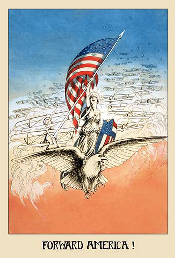 « forward america », impression