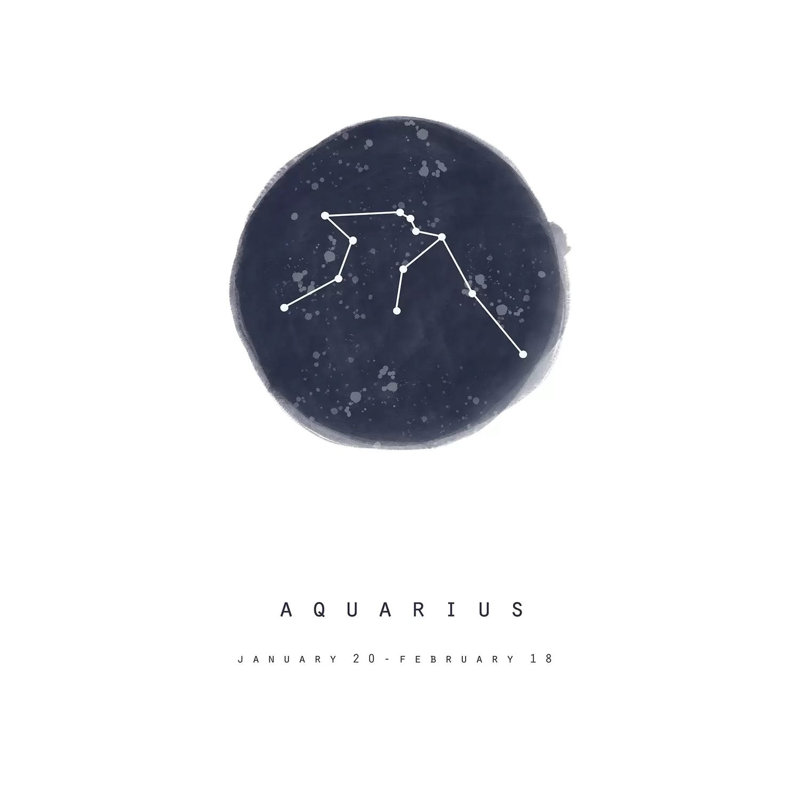 Aquarius by Leah Straatsma - Wrapped Canvas Print, 101.6 cm H x 66.04 cm W
