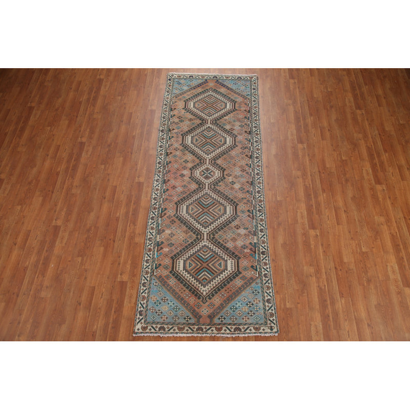 Tapis de couloir géométrique 4 x 10