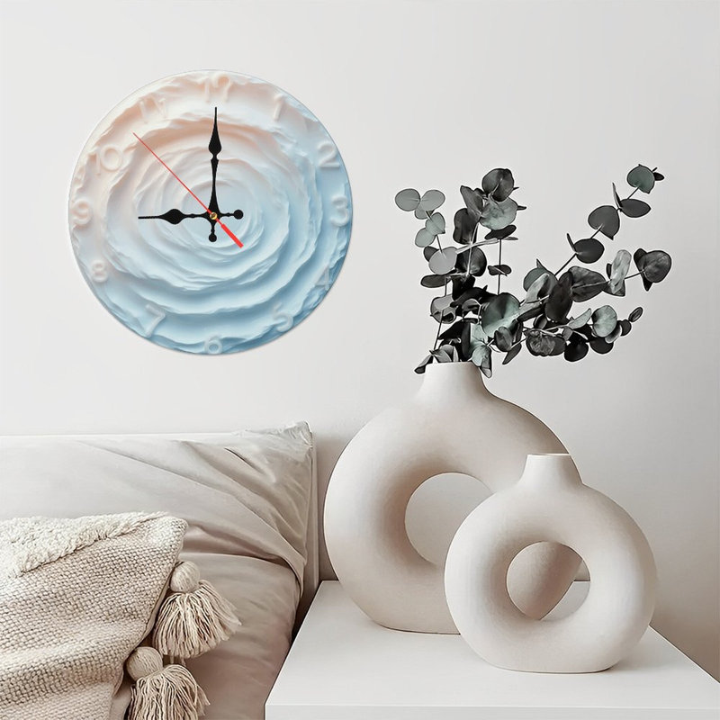 Horloge murale en céramique