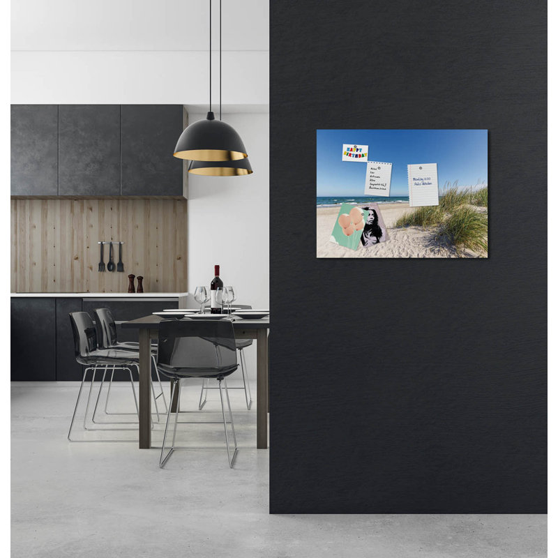 Magnetic Glass Photo Memo Board