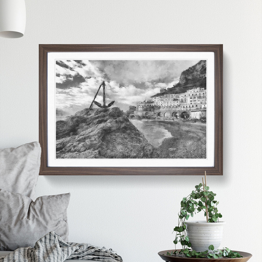 Amalfi Coast in Italy - Picture Frame Graphic Art