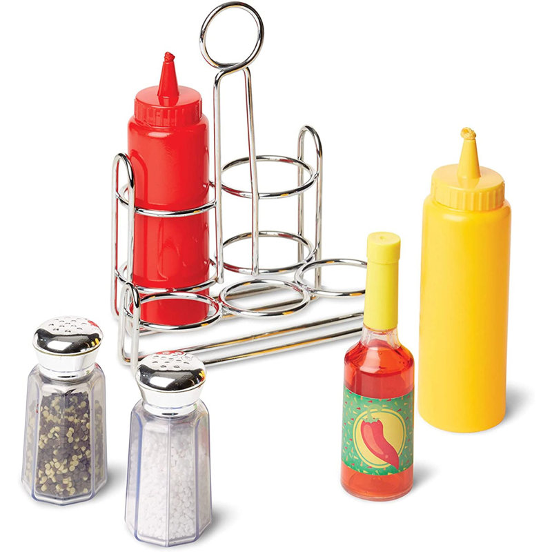 6 Piece Melissa & Doug Let's Play House! Condiment Set Learning Tools