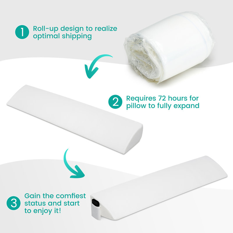 Mishoe Pillow, 6'' H x 54'' W