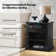 Wadeeah 26.75'' H Transitional Nightstand with Built-In Power Station and LED Light Strip