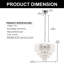 Lustre en cristal à 5 niveaux-578738867