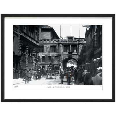 Lincoln, Stonebow 1901 - Single Picture Frame Print