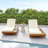 Premium Acacia Wood Chaise Lounge Set With Adjustable Headrest And Water-Resistant Cushions, Ideal For Outdoor Relaxation And Durability-1646241702