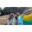 Adam 12X15FT Bounce House For Kids 3-10, gonflable Bouncy House Water Park avec ventilateur, 2 glissades de course, canon à eau, piscine à balles, utilisation humide / sec, château d'eau avec glissade d'eau pour la cour intérieure et extérieure
