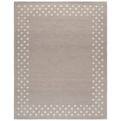 Martha Stewart Hand Tufted Wool; Cotton Polka Dot Indoor / Outdoor Rug