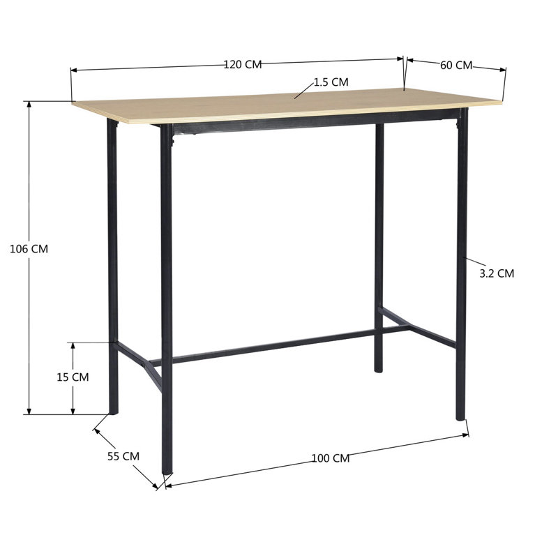Cottrill Metal Base Dining Table