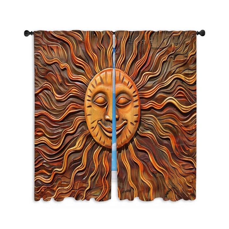 Gulnara Room Darkening Curtain Pair, 20" W x 84" L