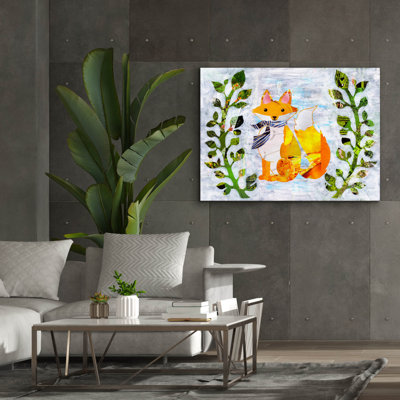 «Fox» par Artpoptart, art mural sur toile
