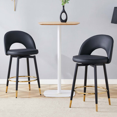 Versatile Rotatable Bar Chair With Stylish Design For Various Settings
