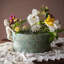 Vase de table en résine Crall Green