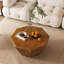 Table basse 31,5 "octogonale en bois d'hévéa-106340867