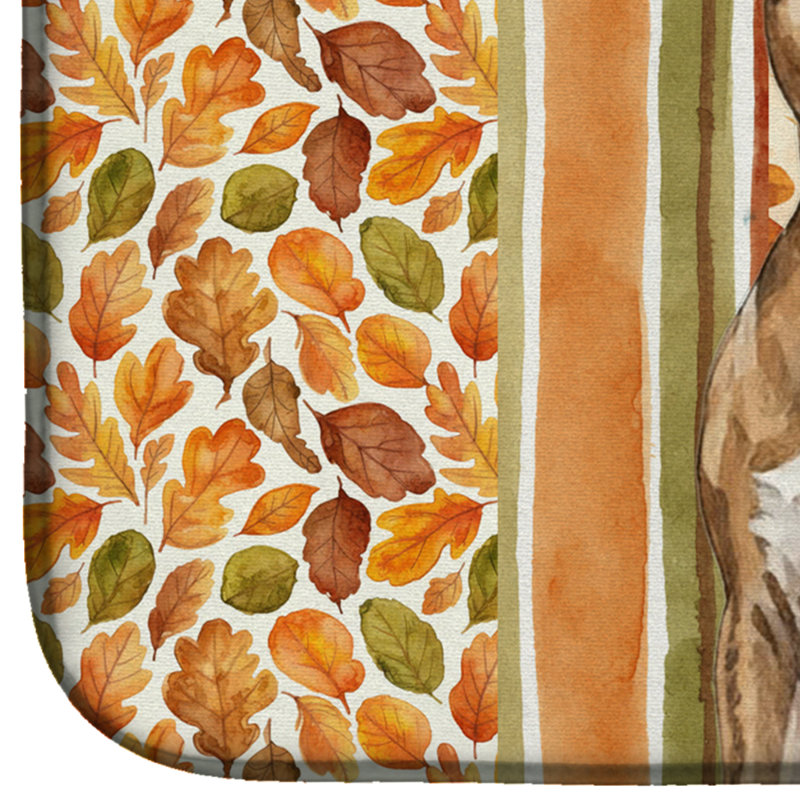 Tapis de séchage Brindle American Staffordshire Terrier Heirloom, Brun