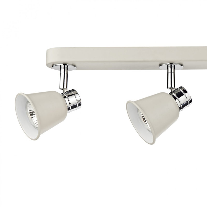 Seth 68cm 4 -Light Track Kit, Pale Cream