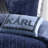 Karl Tower Appliqued Cotton Throw Pillow