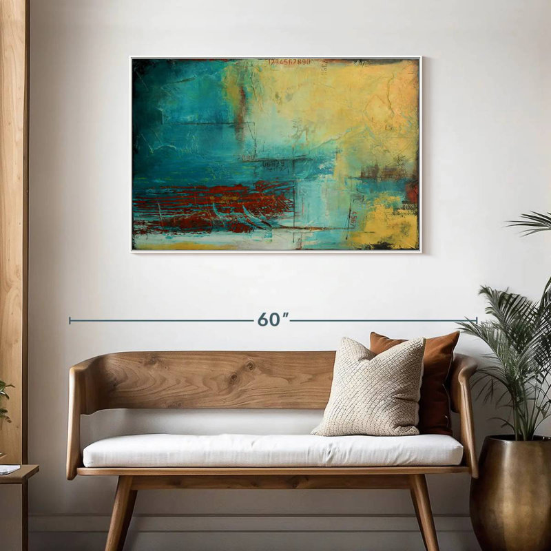 Distant Limit, 25" X 17", Floating Frame White