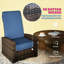 Chaise d'extérieur, Fauteuil inclinable pivotant d'extérieur