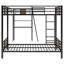 Lit superposé en L avec lit mezzanine avec bureau et tablette