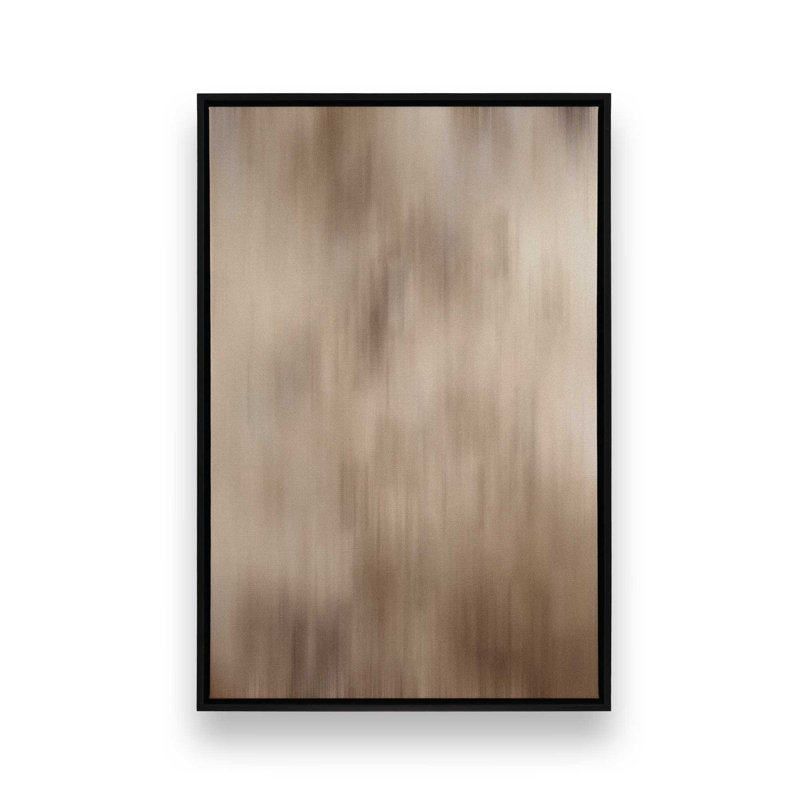 Impression sur toile Cosmic Latte II, Cadre flottant noir satiné, H 36,75 po x l 24,75 po x P 1,75 po