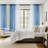 Gradient Sheer Curtains for Room Decor,Chiffon Gradient Semi Voile Rod Pocket Window Drapes,Set of 2-392777697-392777700