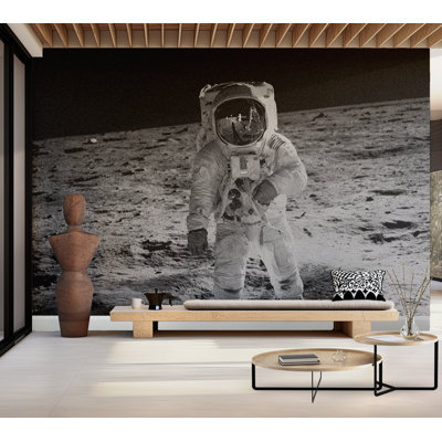 Papier peint de qualité supérieure - Astronaute Moon Landing