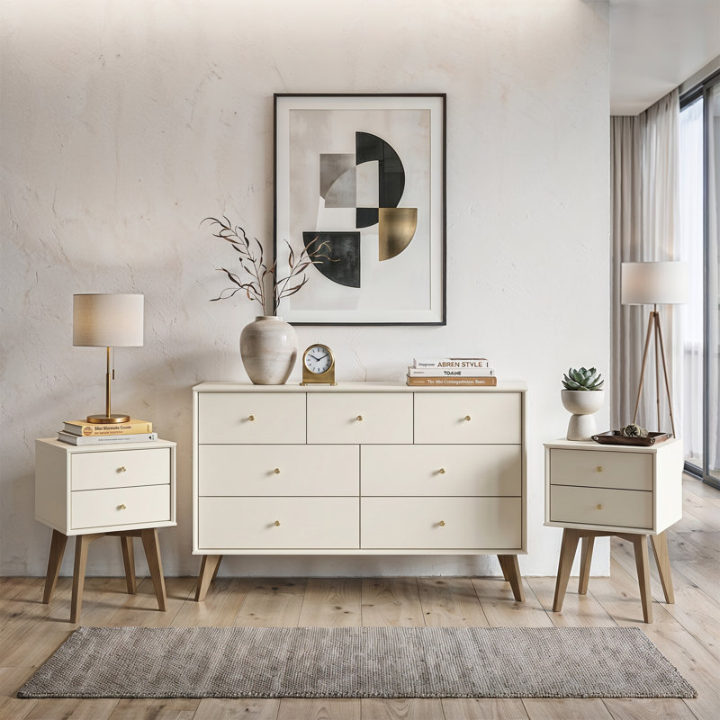 Abby Sleep Suite Bedroom Set , Ivory