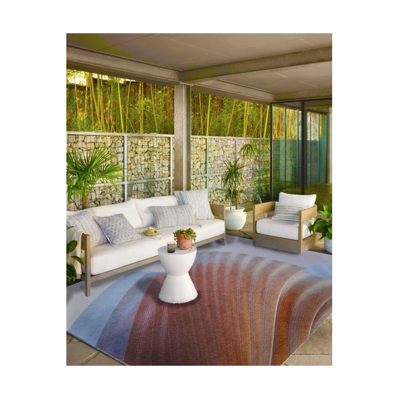 Tapis lavable à motif moderne, Sous-tapis carré 3 pi 3 po inclus
