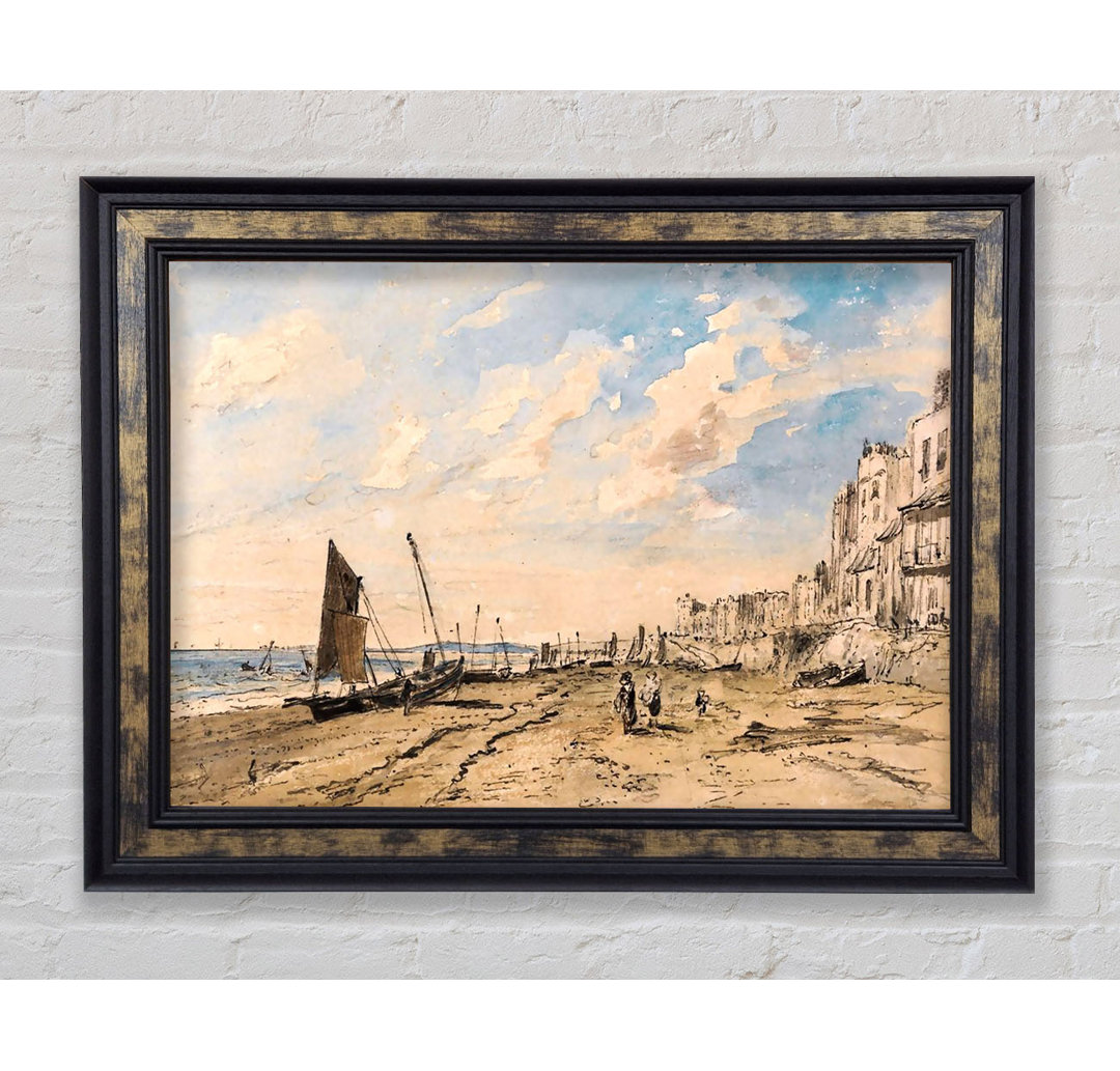 Constable Brighton Beach - Einzelner Bilderrahmen Kunstdrucke